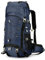 Outplea Wanderrucksack 60l Herren Damen, Bequem Trekkingrucksack mit Regenschutz, Wasserdichter Reiserucksack für Camping Wandern Bergsteigen, Blau