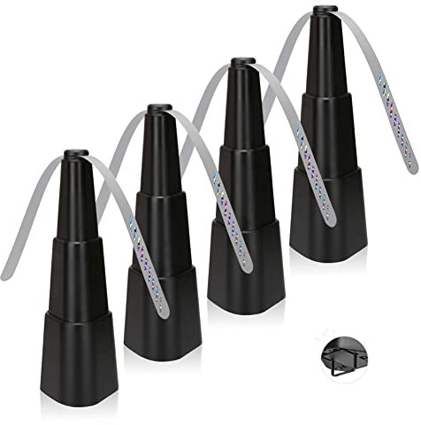 STARTONECO Tragbarer Outdoor-Ventilator, Lebensmittelventilator für drinnen und draußen, batteriebetriebener Ventilator für Picknick, Party, Restaurant, Küche und Grillen, 4 Stück