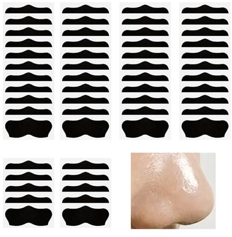 Zonoori 50 Stück Pore Strips, Mitesserentferner Stripes, Nasenstrips Mitesser