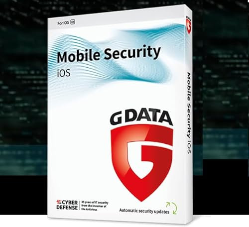 G DATA Mobile Security iOS 2024/2025 | 1 Gerät | 1 Jahr | Virenscanner für Apple Geräte, inkl. iPhones und iPads | zukünftige Updates inklusive | Made in Germany |