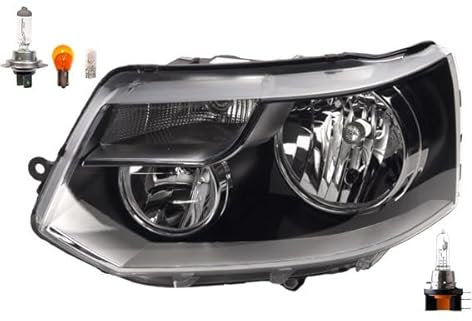 Johns, Scheinwerfer Halogen passend für VW Transporter T5 11/2009- Links + Leuchtmittel