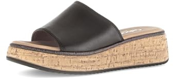 Gabor Damen Pantoletten, Frauen Slipper,Moderate Mehrweite (G),Freizeitschuhe,Schlupfschuhe,schluepfschuhe,Slip-ons,schwarz,43 EU / 9 UK
