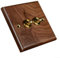 Hasaller Interruptor de palanca vintage de madera maciza de nogal negro, placa de interruptor de palanca individual, interruptor de pared de nogal negro y latón, interruptor de palanca antiguo para el