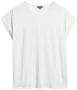 Superdry Damen Locker geschnittenes Studios T-Shirt