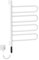 EMKE Sèche-Serviettes Électrique Salle de Bain 780 x 430 mm, Porte-Serviettes Chauffant Pivotant à 180°, Radiateur Intelligent, Sèche-Serviettes électrique, Blanc, 130W
