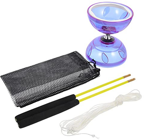 Toyvian Diabolo Yo-yo pour Débutants en Plastique Léger pour Enfants Jouet Chinois Yo-yo avec Ficelle Pleine Longueur Couleur Aléatoire