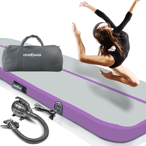 AIR Tracking TRACK Matte - aufblasbar, Tumbling Matte 10 cm - 20 cm hoch, mit elektrischer Pumpe, Farbwahl, Größe: 1 2 3 4 m Tumblingmatte, Gymnastikmatte, Turnmatte, Trainingsmatte, Fitnessmatte