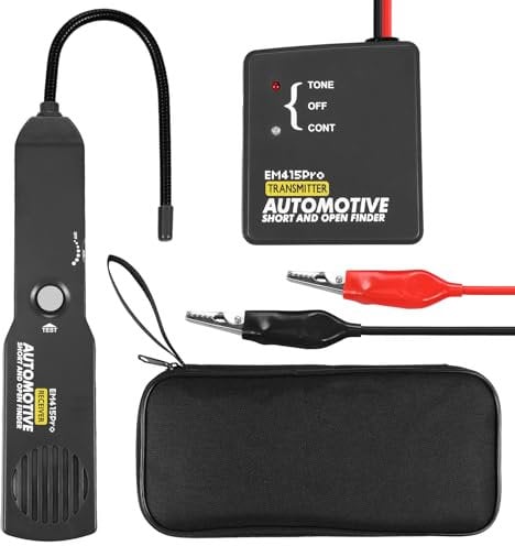 Electrical Short Open Finder for Em415pro, Professional Wire Break Finder, Automotive Circuit Tester, Cable Fault Locator, DC 6-42V Adjustable Circuit Breaker Finder Tool for Cars Trucks