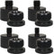 8 Pcs Mic Stand Adapters,5/8 to 3/8, 3/8 to 5/8, 5/8 to 1/4, 1/4 to 5/8 Female x Male Screw Thread for Microphone Stand Adapter Mount to Camera Tripod, Mic Thread Adapters