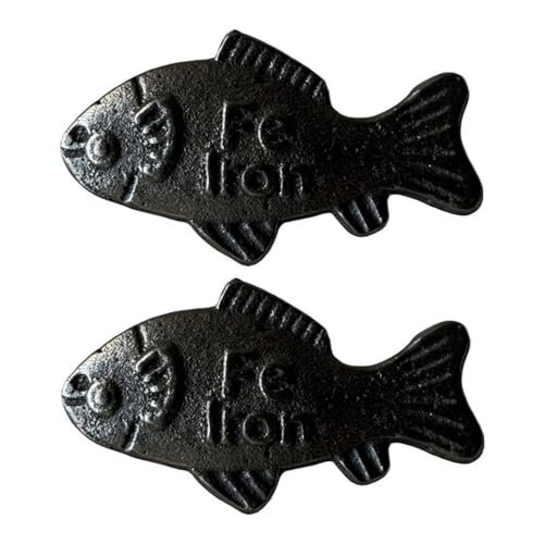 2pack Iron Fish Add Natural Iron for Cooking, Fit Food & Water & Soup, security, Effective Tool for Vegans,athletes,pregnant Women, Fight Iron Deficiency & Anemia, Gifts Idea for Loved Ones
