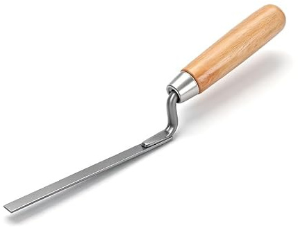 Pointing Trowel, 10mm Brick Jointer Tool for Pointing Mortar Cement - 15cm Tuck Pointer for Patio Slabs Bricklaying