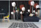 Vlies Fototapete PFLANZEN IM SCHWARZEN HINTERGRUND 375 x 250 cm | Vliestapete - Wandtapete inklusive Kleister | PREMIUM VLIES QUALITÄT