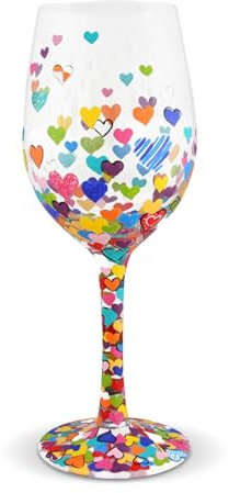 Lolita 4057888 Verre de Vin, Verre, Multicolore,8.5 x 8.5 x 22.5 cm