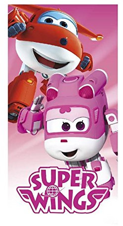 Super Wings Strandtuch Badetuch 140 cm x 70 cm