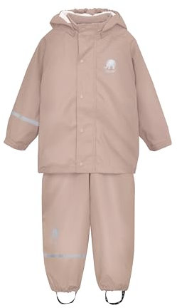 CeLaVi Zweiteiliger Regenanzug in Vielen Farben, Giacca Impermeabile Bambina, Rosa (Misty Rose 524), 122 (Taglia Unica: 120)