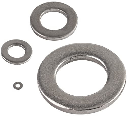 OPIOL QUALITY® Unterlegscheiben DIN 125 / ISO 7089 M20 aus Edelstahl A2 V2A (20 Stück) Form A U-Scheiben Beilagscheiben Scheiben Unterlegscheibe Rostfrei