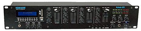 Newhank Workmate MK2 Stereo Mixer Pre Amplifier 2U USB Bluetooth Mixing Desk