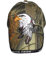 Basecap Cap mit Schild Bestickt Native Pride Adler oder Wolf schwarz (Adler Camouflage)