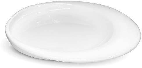 Dignity by Wade Scoop Plate - White