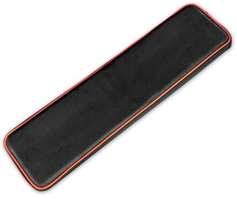 Official Solar Lite Xkey Protection Carrying Case for Xkey 37 Air/USB/LE MIDI Keyboard Controller, Slim, Lightweight, Foam Interior, Double Zippers, Durable Polyester, Stylish Orange Accent