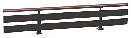 Clôture, Claustra, brise-vue Megaluxfrance en Aluminium avec 2 lames et un tube Ø50mm