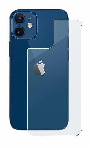 brotect Anti-Glare Glass Screen Protector Matte compatible with Apple iPhone 12/12 Pro (Back) - Anti-Scratch 9H Protection Film
