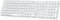 OMOTON Bluetooth Tastatur für Mac(MacBook/Air/Pro/iMac/iMac Pro/Mac Pro), wiederaufladbare kabellose Tastatur, mit 3 Bluetooth Kanälen, QWERTZ DE-Layout, Silber