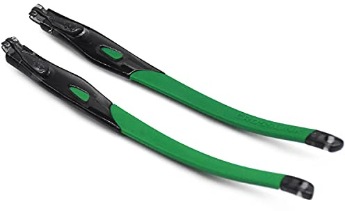 SOODASE Grün Gummi Ersatz durchsichtige Schwarze Rahmenbeine Für Oakley Crosslink Sweep/Switch Brillengestell