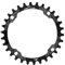 Fahrradkettenblatt, 30T 104mm BCD Aluminiumlegierung Single Speed ​​Kettenblatt Positive Negative Zahnkettenblatt für Mountainbike(Black) Fahrräder Und Ersatzteile