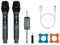 Audibax Missouri Free Hand Dual UHF Sistema de Micrófono Dinámico con Receptor Recargable