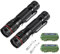 GUODSKHOO Torches Led Super Bright, Tactical Flashlights Rechargeable, Mini Small Pocket Torch High Lumen 3 Modes Handheld Lantern Light for Camping Hiking Fishing Outdoor Activities 2 Pack