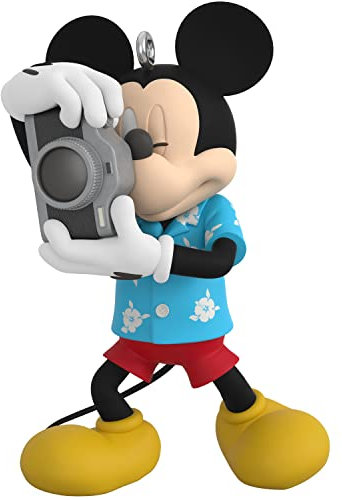 Hallmark Keepsake Kunststoff Weihnachten Ornament 2022 Disney All About Mickey! Tourist Mickey