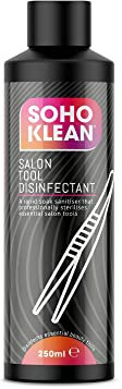 Soho Klean - Salon Tool Disinfectant | Kills Germs and Bacteria | Use on Scissors, Nail Clippers, Files, Tweezers, Derma Roller - 250ml