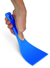 METRO Professional Pizzaspachtel Flexibel, Polymer, 10 cm, blau