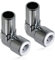 SPARES2GO 15mm x 10mm Pushfit Radiator Valve Chrome Reducing Elbow Stem Compression (Pack of 2)