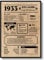 EQUIK PRODUCTS Geburtstagskarte 1933 | Geburtstagsgeschenk für Männer und Frauen | Geburtsjahr 1933| Vintage Poster | Dekoration und Geschenkidee | Zurück in 1933 (1933)