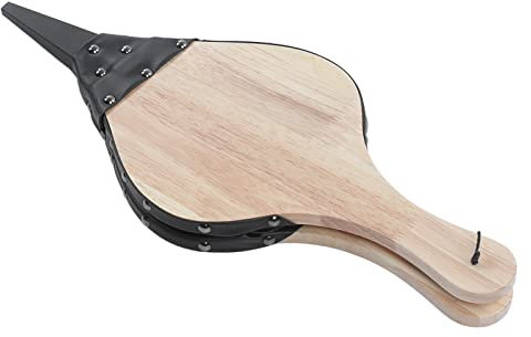 GLOGLOW Manuelles Outdoor-Grill- und Grillkamin-Werkzeug, Blasebalg, Holzgebläse, Haartrockner, Kamin, Holzkohle-Feuerblaswerkzeug, Massives Hitzebeständiges Leder, Weit Verbreitetes Feuer