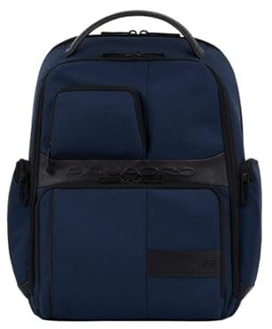 PIQUADRO, Laptop and iPad©Pro 12,9 backpack with USB and US, BLU