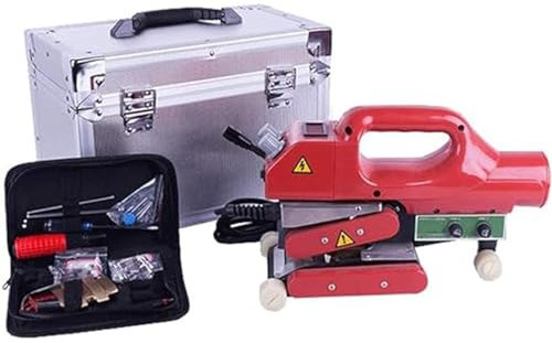 ALSUP Geomembran-Schweißmaschine, Tunnel-Kriech-Schweißmaschine, 32~842°F Heißkeil-Schweißgerät Werkzeugsatz für Dichtungsschweißung PVC Eva PE HDPE PP,20cm-220V