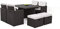 talfa Polyrattan Esstisch Set in Anthrazit Bodiner 4+4