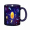 Tasse Mug,Merkur, Venus und Erde, Mars, Jupiter, Saturn und Uranus oder Neptun drehen sich um die Umlaufbahn der Sonne. Infografik zum Plane,Kaffeetasse - Kaffeebecher mit Fassungsvermögen von 330 ml