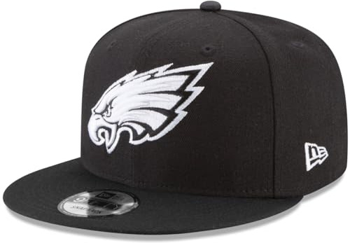 New Era NFL 9FIFTY schwarz/weiß verstellbare Snapback Mütze Cap Einheitsgröße