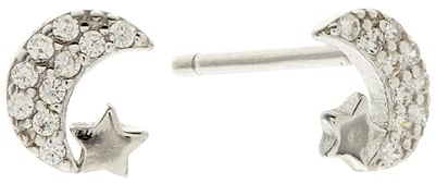 Beneto Atemberaubende Silberohrringe mit Zirkonen AGUP765L sBE1427, Estándar, Nicht-Edelmetall, Kein Edelstein