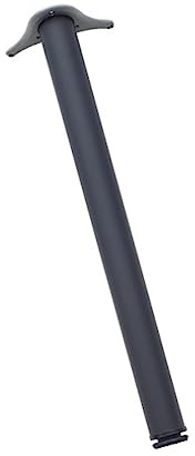 durante® TFD23 Tischbein höhenverstellbar Schwarz matt Höhe 710mm | Metall Ø 60 mm, inkl. Montagematerial, für Esstische, für Arbeitsplatten, für Schreibtische