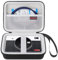 Elonbo Hart Schutz Hülle Etui für Canon SELPHY QX20 / SELPHY Square QX10 Mobiler Fotodrucker, Tasche für Kodak Mini Shot 3 Retro C300R/ Mini 3 Retro P300R Tragbare Fotodrucker, Schwarz