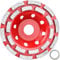 HATANSE Mola a Tazza Diamantata 125 mm x 22,23 mm Disco Diamantato per Cemento, Pietra Naturale, Adesivo per Piastrelle in Muratura, Rosso