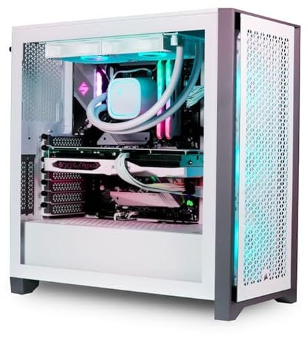 PC Gaming Cases | Corsair Custom Gaming Desktop PC | Intel i7-13700KF | 240 AIO | Radeon RX 7800 XT | 32GB RAM | 1TB SSD Storage | 850W PSU | Windows 11 Home | WiFi | Corsair 4000D
