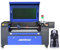 otmechl 80W CO2 Laser Graviermaschine Lasergravurmaschine,Laser Cutting Engraver Graveur,Autofokus,Zwei Gravurplattformen,Ruida controller Laser Engraving Maschine 700mmx500mm, mit Drehachse