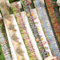 Arpaper Scrapbooking Zubehör Stickers Set,6 Rolls Aesthetic Washi Tape,Blumen Fence Stickers Decorative for Journal, Bullet Journal Zubehör,Photo Album,Notebook,DIY Crafts(Fence Courtyard Series)