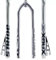 XOUX Stride FK01TD29SIL BMX-Gabel, gewindelos, 29 Zoll, 3,8 cm, Silber